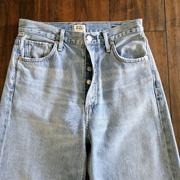 Citizens Of Humanity Sacha High Rise Wide Leg Button Fly Jean in Promise Size 26 - Picture 7 of 16